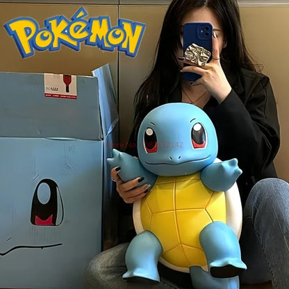 Pokemon Large Figure Set — Pikachu, Charmander, Eevee, Squirtle & Pokeball Doll Figurines, Kids Collectible Toys & Gifts