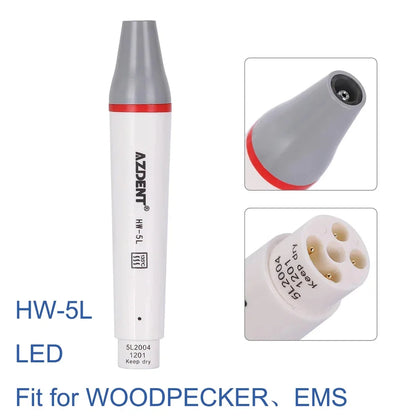 AZDENT Ultrasonic Piezo Scaler Handpiece – Compatible with SATELEC, DTE, WOODPECKER, EMS, VRN, 135° Sterilized