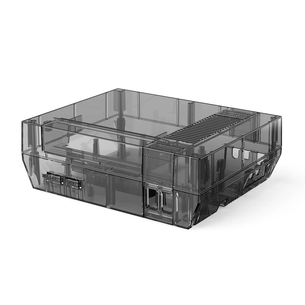 Bitfunx Transparent Replacement Housing Shell for NES - Protective Case for Nintendo Entertainment System Console