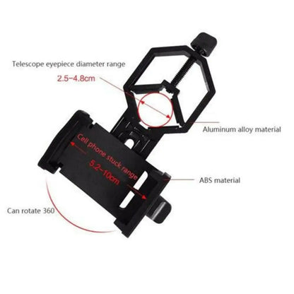 Outdoor Universal Camera & Phone Mount — Durable Telescope Photography Holder