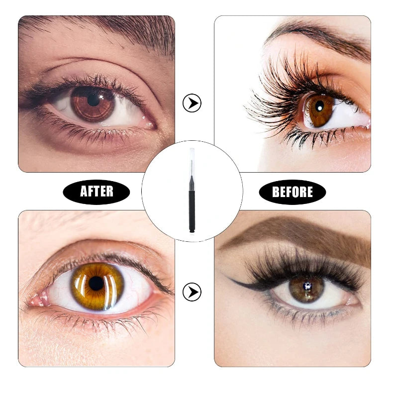 5/10/50PCS Mini Eyebrow & Lash Brushes – Disposable Bendable Brow Perm & Micro Eyelash Applicator Tools