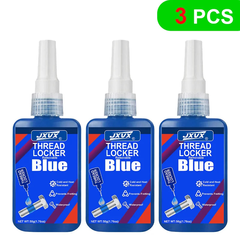 Threadlocker 243/271 Adhesive Sealant - Blue Medium-to-High Strength, Oil & Heat Resistant