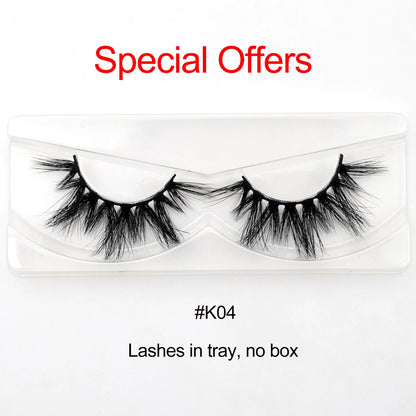 Visofree 3D Mink Eyelashes – 30/40/100 Pairs Handmade Full Strip Lashes with Tray, Cruelty-Free False Lashes for Makeup