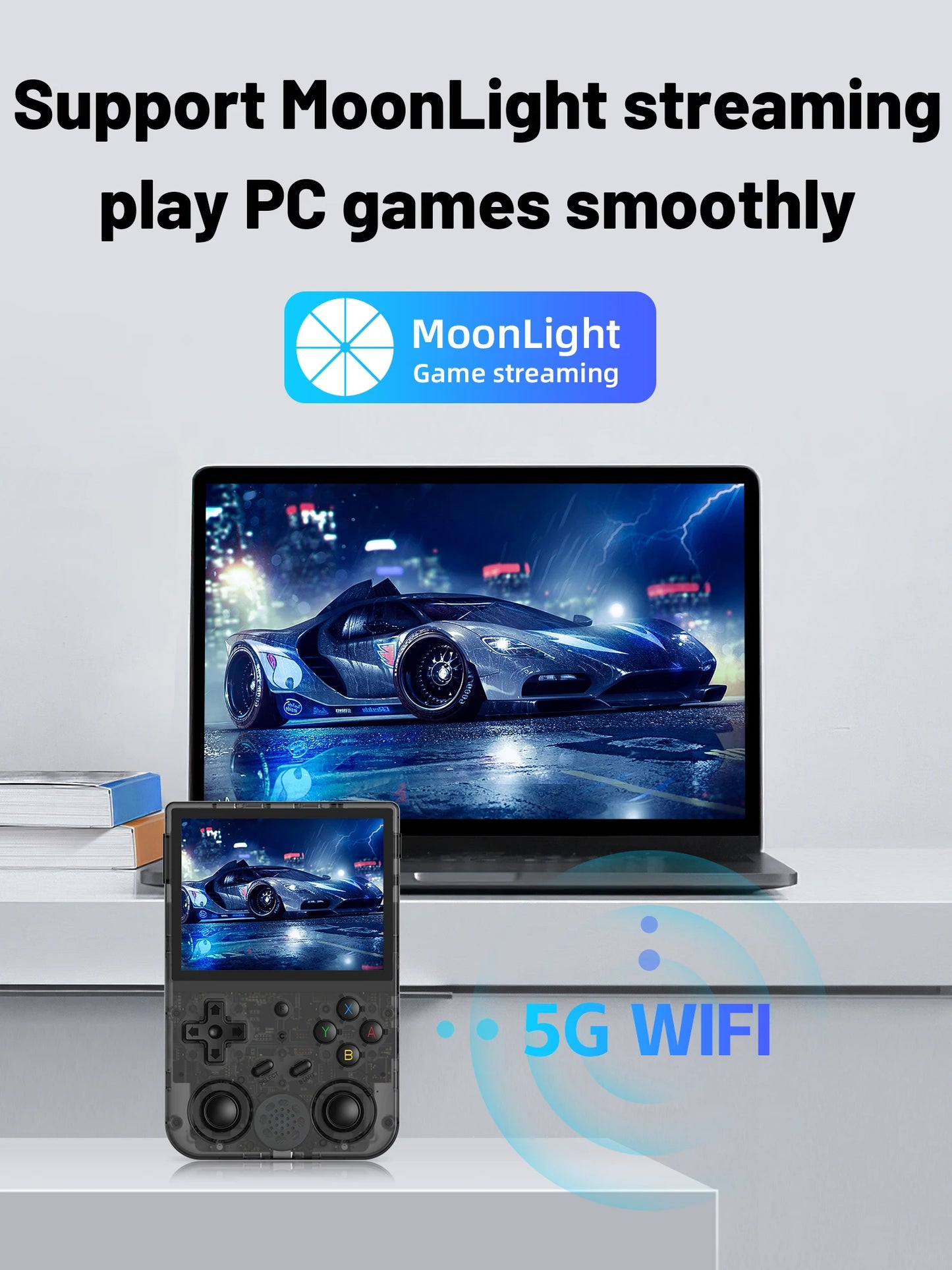 ANBERNIC RG353V RG353VS Handheld Game Console: 3.5'' IPS Screen, HDMI Output - Android Linux OS, Built-in Retro Emulator Player, Perfect Gifts for Gamers!