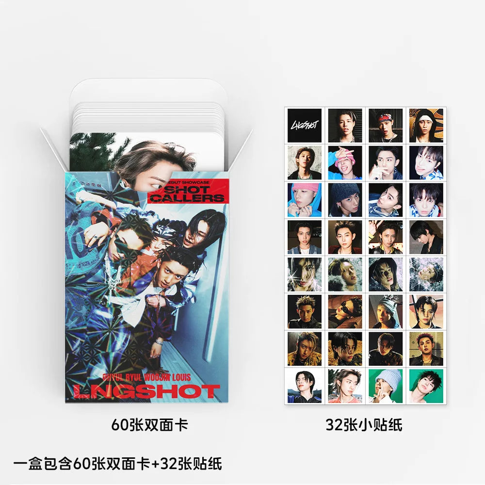 92PCS LNGSHOT Idol Lomo Cards - SHOT CALLERS Album Photo Collection Fan Gift Set