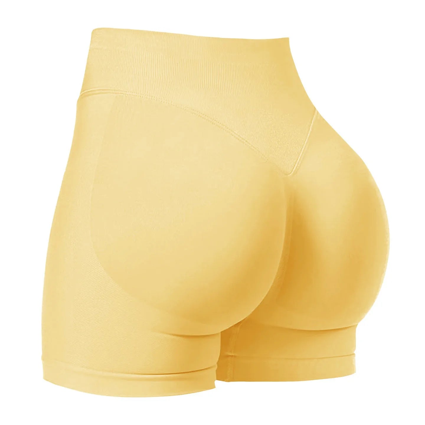 Women’s Summer Low-Waist Seamless Shorts – High-Stretch Gym, Yoga, Running & Cycling Shorts