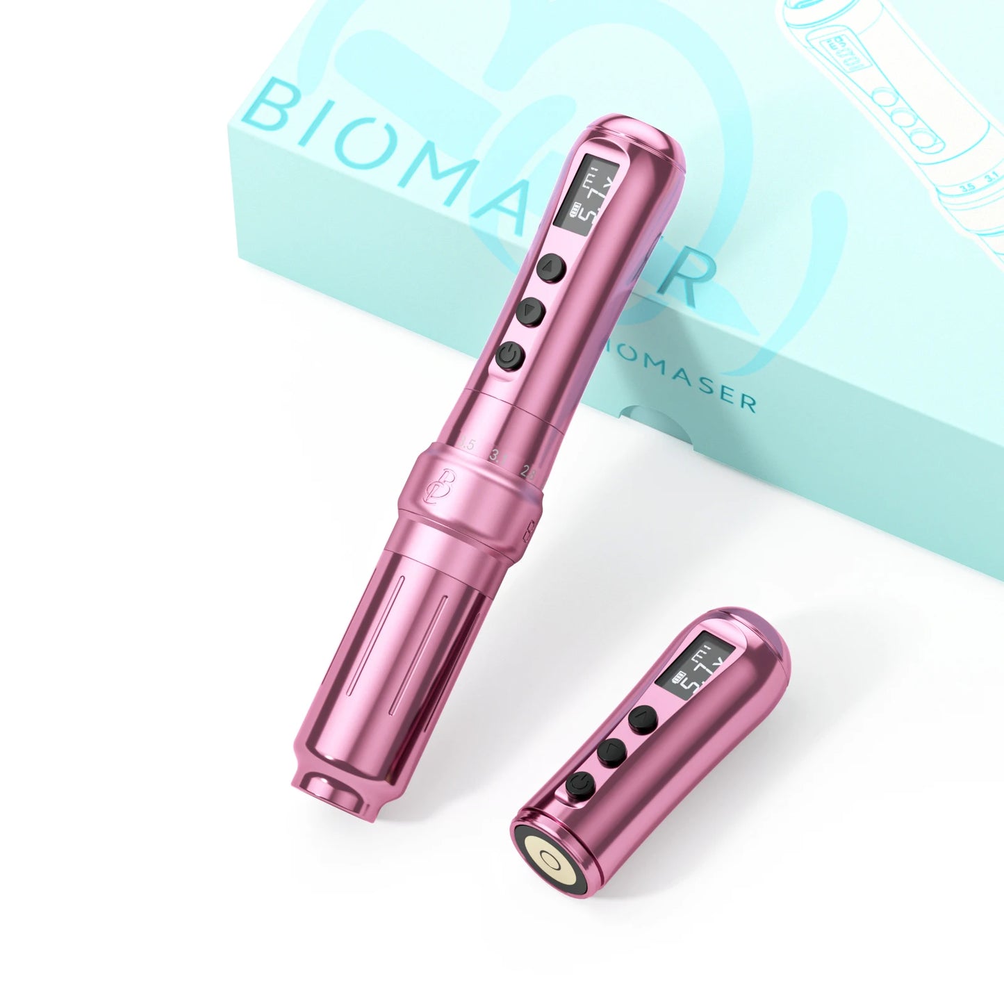 BIOMASER U1 Wireless Rotary Tattoo Pen — Professional PMU Machine for Eyebrow, Lip & Microblading Permanent Makeup