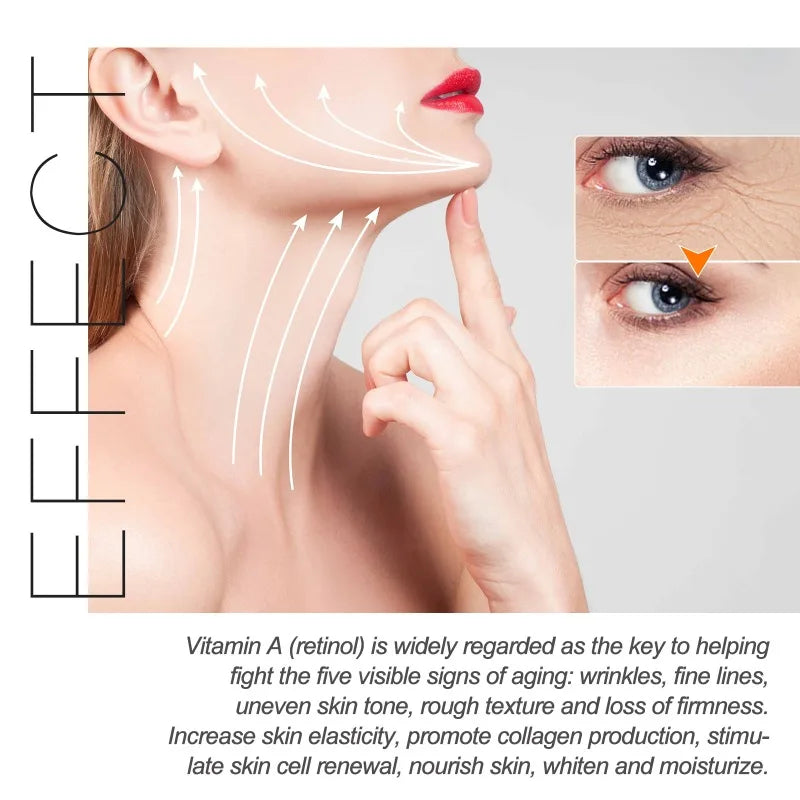 Retinol Moisturizing Face Cream — Repairing, Nourishing & Brightening Anti-Aging Skincare for Healthy Facial Skin