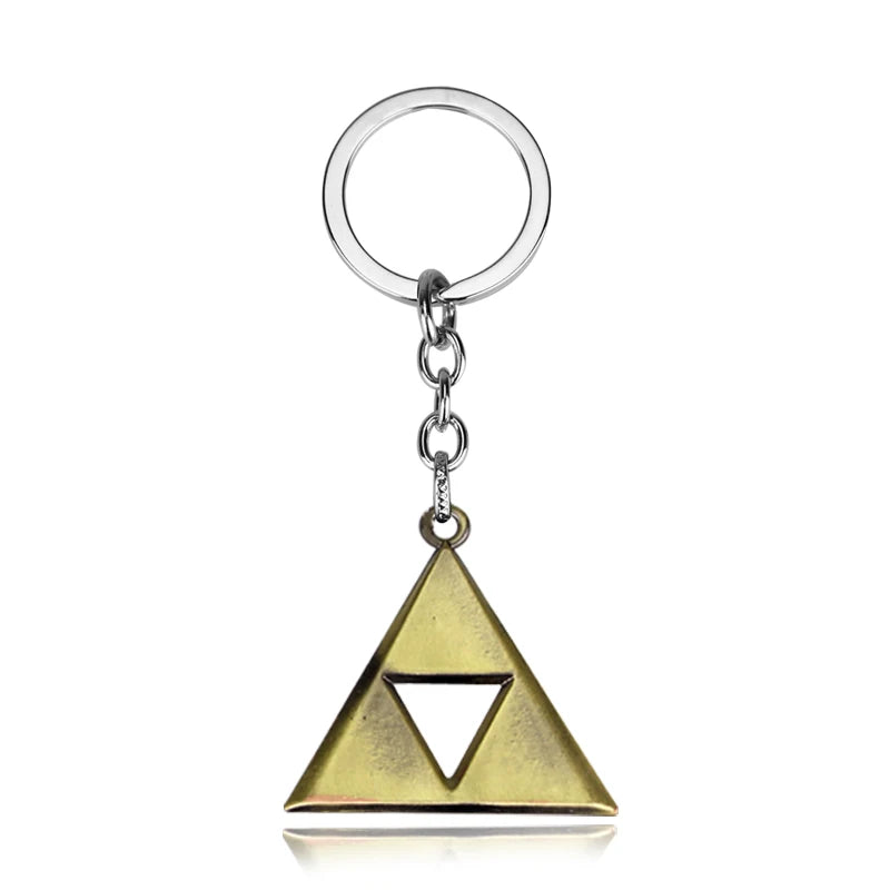 Zelda Shield Keychain – Enamel Metal Symbol Pendant Keyring for Men & Fans Gift