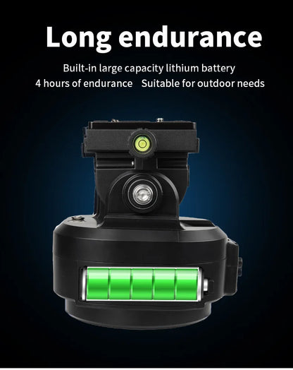 Thermal Imaging Camera Automatic Bracket - Remote Panning, Animal Observation, 2kg Load Capacity, Face Following Head Stabilizer