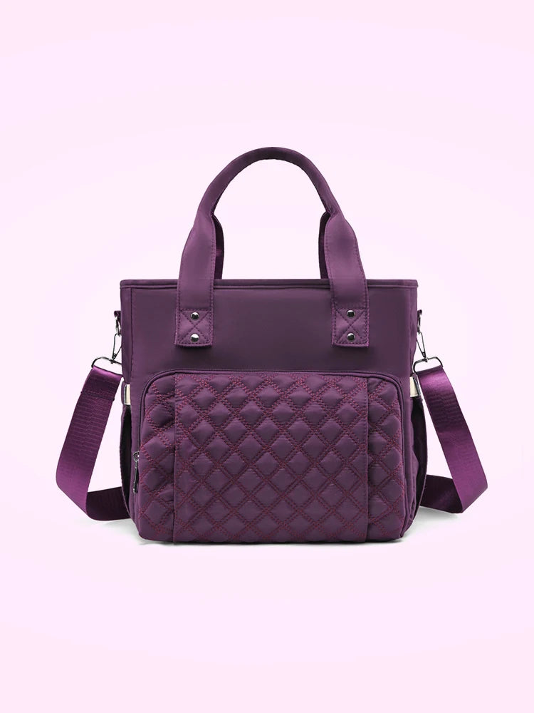 Extra Large Fashion Lunch Bag – Hot-Pressed Waterproof Leak-Proof Travel, Picnic & Mommy Storage Bag