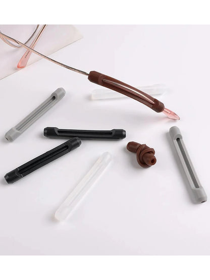 10/20pcs Anti-Slip Silicone Glasses Sleeve – Ear Hook & Frame Brackets for Secure Fit