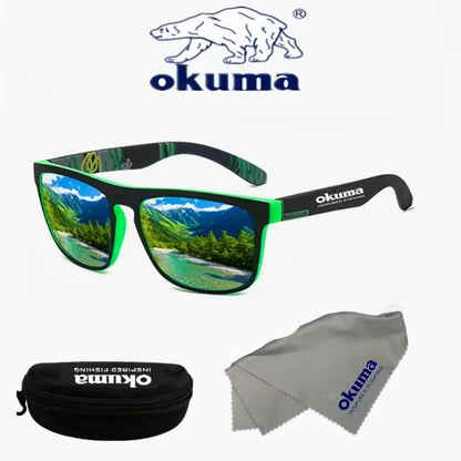 Okuma Polarized Sunglasses UV400 — Men & Women Outdoor Sunglasses for Hunting, Fishing, Driving & Biking, Optional Box