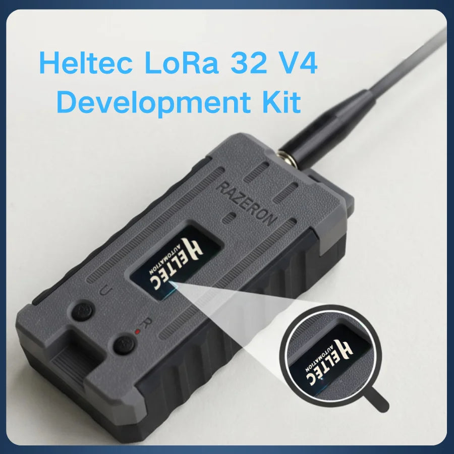 Meshtastic MeshCore Heltec V4 Enclosure Case - 863–928MHz LoRa IoT Node Housing with WiFi, BLE & GPS Support