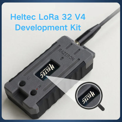 Meshtastic MeshCore Heltec V4 Enclosure Case - 863–928MHz LoRa IoT Node Housing with WiFi, BLE & GPS Support