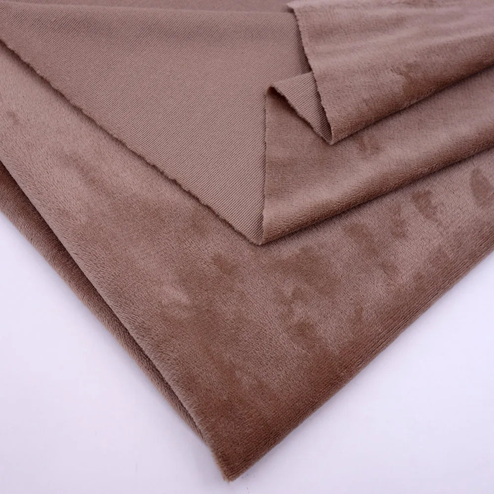 160CM/63" Wide Minky Plush Fabric – Super Soft Flannel Fabric for DIY Dolls, Toys, and Crafts, Sold by the Meter