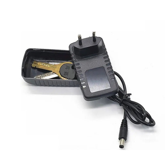 Money Safe Box with Key – Hidden Storage for Cash & Valuables (Travel, Anti-Theft, EU/US Plug)