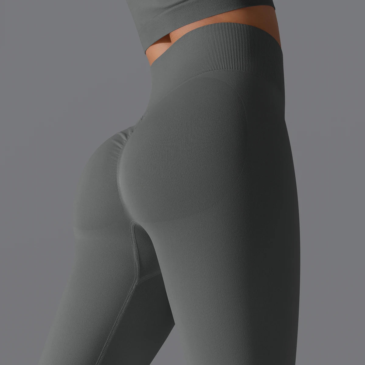 Women's Seamless Yoga Leggings – High Waist Tummy Control, Scrunch Butt Lifting Gym Workout & Outdoor Sports Fitness Pants