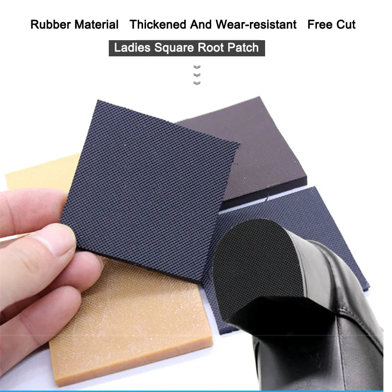 Rubber Sole Replacement Sheet: Shoe Repair Patch for High Heels, Sandals - Non-Slip Sole Protector & Heel Pad Insoles