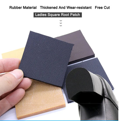 Rubber Sole Replacement Sheet: Shoe Repair Patch for High Heels, Sandals - Non-Slip Sole Protector & Heel Pad Insoles