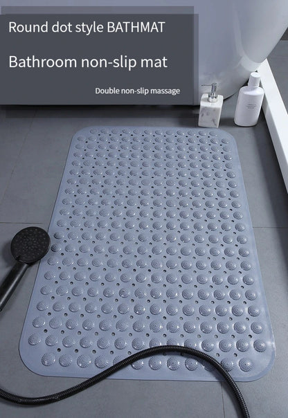 Shower Bath Mat – Hollow Hydrophobic Anti-Slip Tub Pad with Suction Cups, Thick Massage Foot Mat for Bathroom