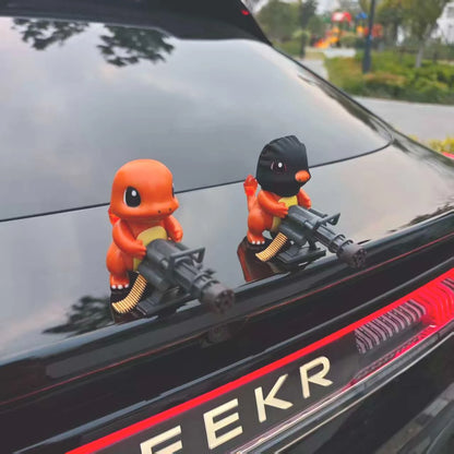 9cm Pokemon Charmander Car Figurine - Funny Dashboard Decoration Toy