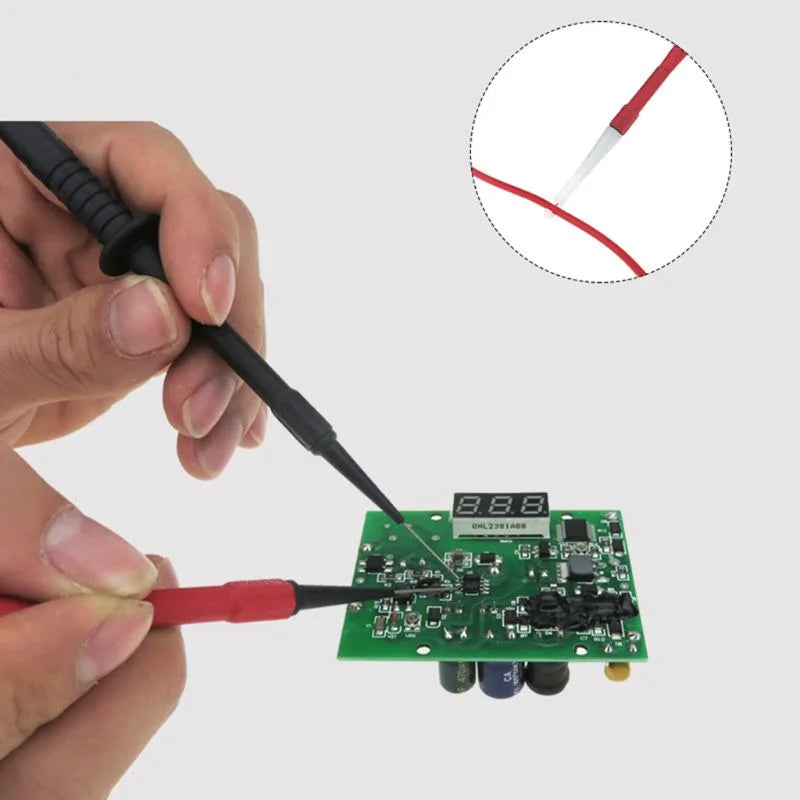 30V Car Diagnostic Tip Probes – Auto Multimeter Test Leads, Extension Back Piercing Needle Tips for Mechanical Tools
