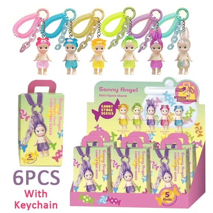 Sonny Angel Candy House Series Blind Box Doll — Cute Keychain Pendant, Handmade Trendy Gift for Girls’ Birthday