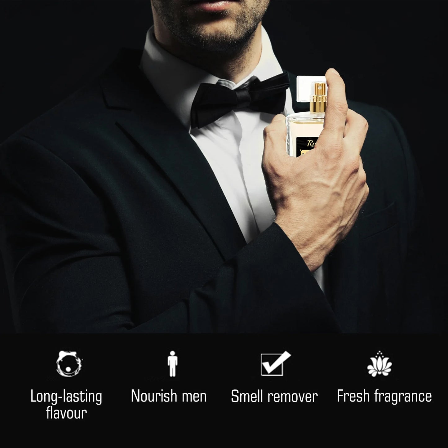 Pheromone Cologne for Men, Sexy Temptation Scent to Attract Women, Fresh Lasting Fragrance for Business Gentlemen