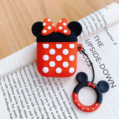 3D Cartoon Silicone Case for AirPods 1/2/3 & Pro 2 — Protective Wireless Earphone Charging Cover