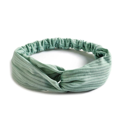 Women Cross Top Knot Headband – Elastic Soft Solid Color Hair Bands, Twisted Knotted Headwrap, Hair Accessories for Girls