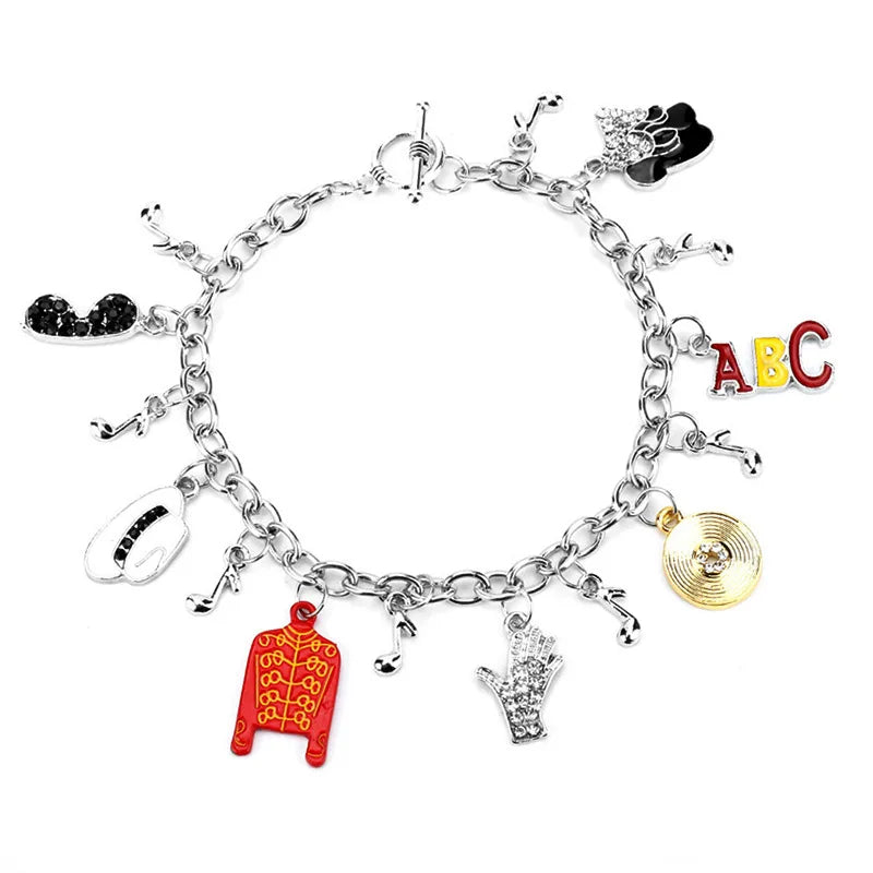 Michael Jackson BAD Pendant Necklace - Classic Rock and Roll Music Fan Jewelry Gift for Men and Women