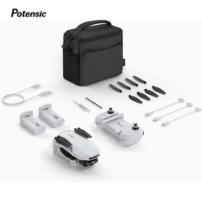 Potensic ATOM SE Drone — Under 249g GPS, Auto Return, Single-Axis Gimbal, EIS, 4KM Waypoint & Follow Me