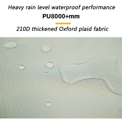 Bat Shape Black Coating Car Side Awning Tarp – 2x3 Waterproof Outdoor Shelter Tent for SUV & Van