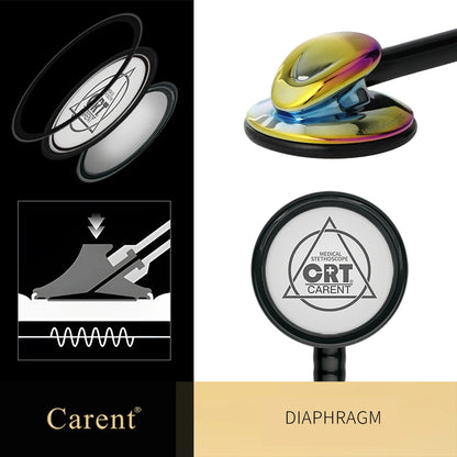 Professional Single Head Medical Stethoscope — Custom Engraved Cardiology Stethoscope for Nurses and Health Care Professionals