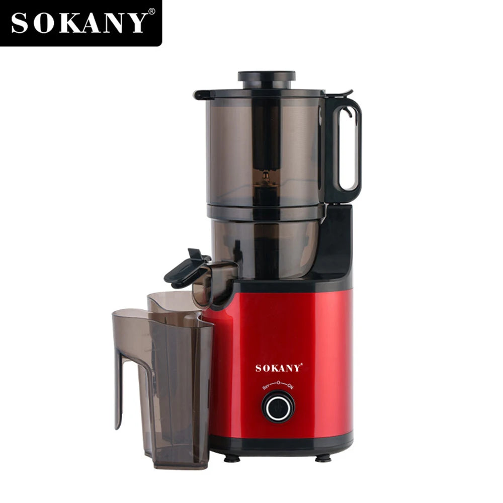 Cold Press Juicer — Slow Chewer with 140mm Large Bore Feed for Whole Fruits & Vegetables, Easy-Clean Design