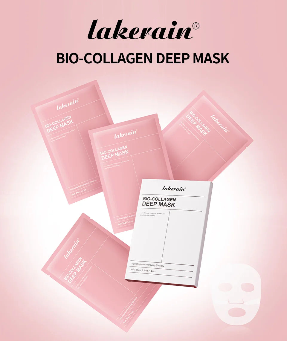 Bio-Collagen Deep Hydrating Hydrogel Mask – Overnight Collagen Mask for Firming & Pore Minimizing