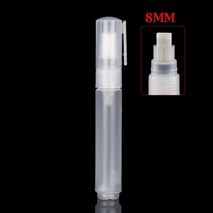 Plastic Empty Pen Rod Tubes – 0.5 to 30mm Barrels for Graffiti, Liquid Chalk, Paint Marker Accessories