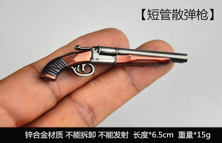 1/6 Scale Miniature Gun Set – Plastic P92, M1911, 98K, MP5K Rifles for 12" Action Figure Doll Accessories