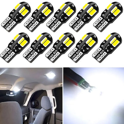 T10 W5W LED Canbus Car Bulbs - 10/20PCS Interior Light Upgrade for Land Rover Discovery Defender Freelander