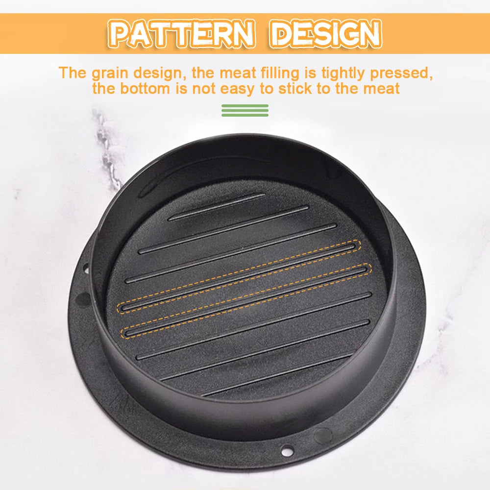 Hamburger Meat Press Maker - Non-Stick Round Shape Stuffed Burger Patties Grill Pie Press Mould - Kitchen Accessories