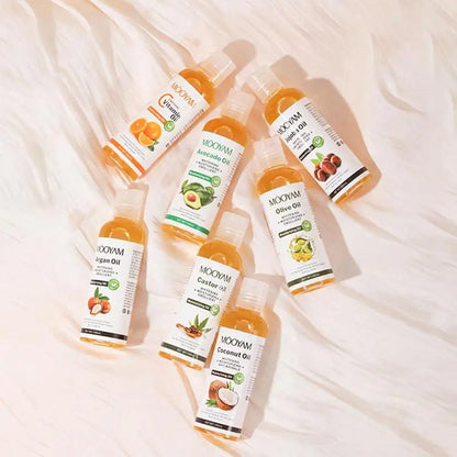 Hydrating Facial & Body Massage Oil — Coconut, Avocado & Vitamin Oil for Soothing Deep Moisturizing Relaxation