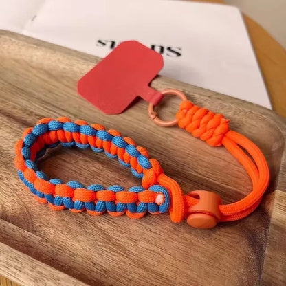Adjustable Phone Lanyard Wrist Strap - Handwoven Universal Anti-Drop Rope for Outdoor Sports and Daily Use