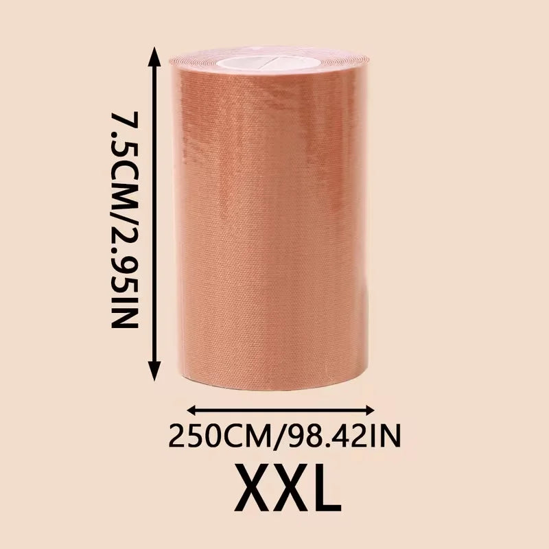 Adhesive Breast Lift Tape – Invisible Bust Support for B–E Cup Sizes and Backless or Strapless Outfits