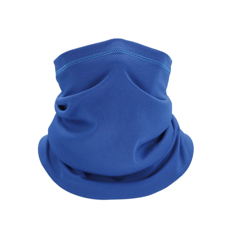Men’s Windproof Neck Gaiter & Elastic Tube Scarf — Ear Cover, Half Face Sun Shield Headband Bandana