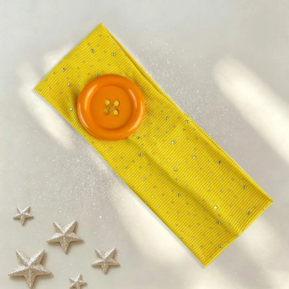 Retro Polka Dot Button Headband - Y2K French Style Cute Sweet Hair Accessory