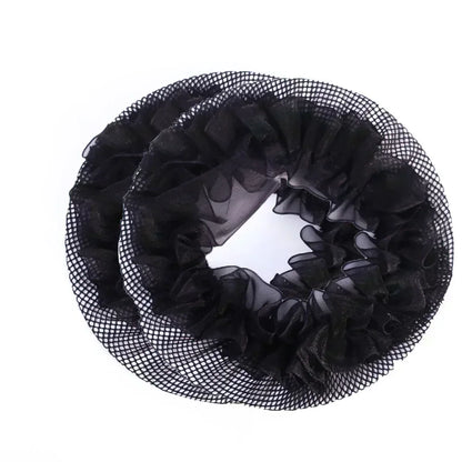 Women’s Ballet Hair Net – Adjustable Elastic Drawstring for High-Quality Weave & Hair Styling