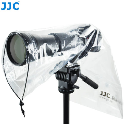 JJC 2-Pack DSLR Camera Rain Cover – Waterproof Protective Cover for Nikon, Canon, Sony & More with Lens Up to 18"