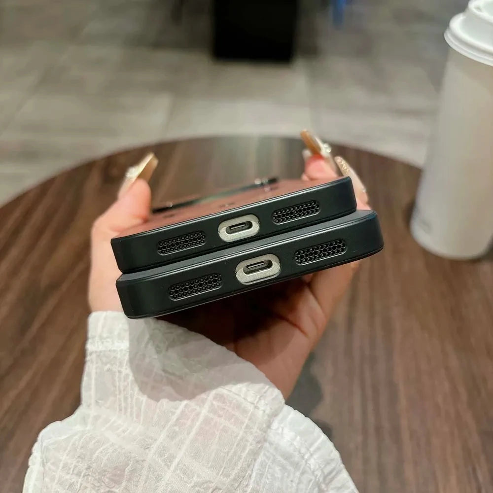 MagSafe Leather Shockproof Phone Case - Magnetic Wireless Charging Cover for iPhone 11, 12, 13, 14, 15, 16 & 17 Series