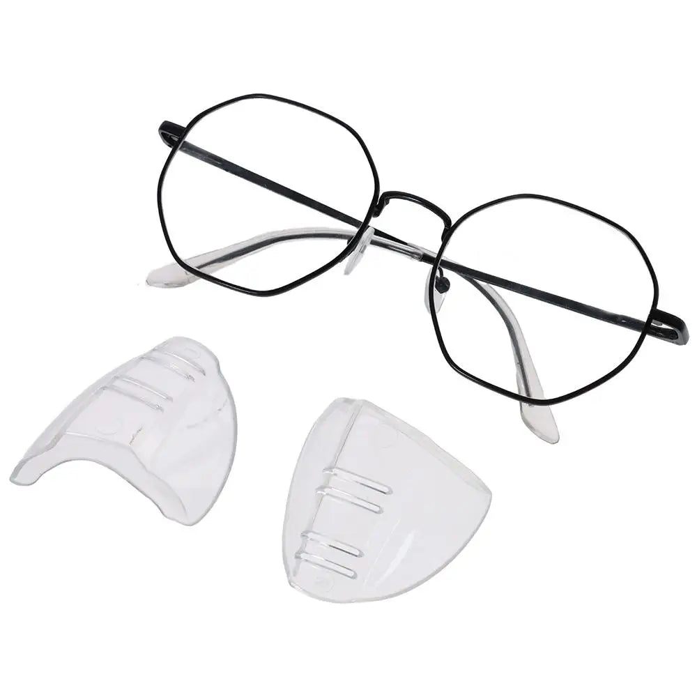 Safety Eye Glasses Side Shields — Clear Flexible Protective Side Covers for All Eyeglasses & Goggles